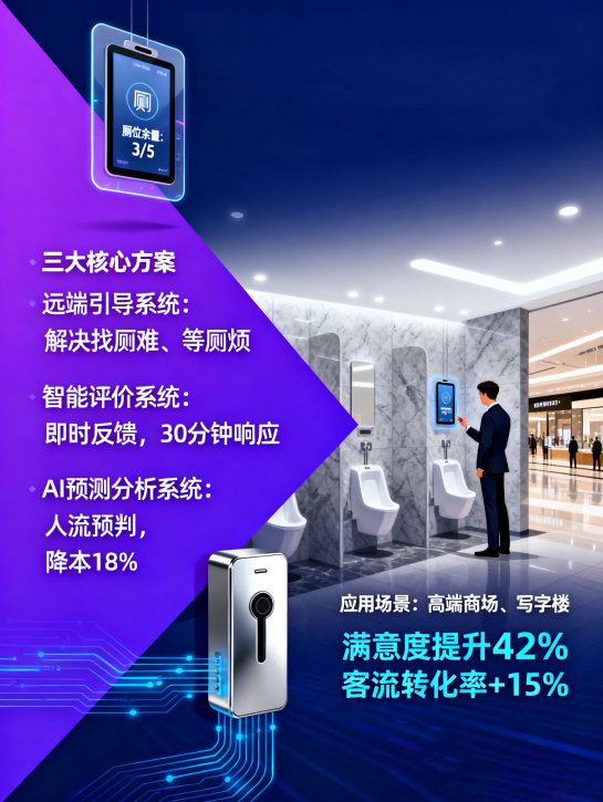桐盛科技智慧公厕：三大核心方案，开启高端场所如厕新“净”界